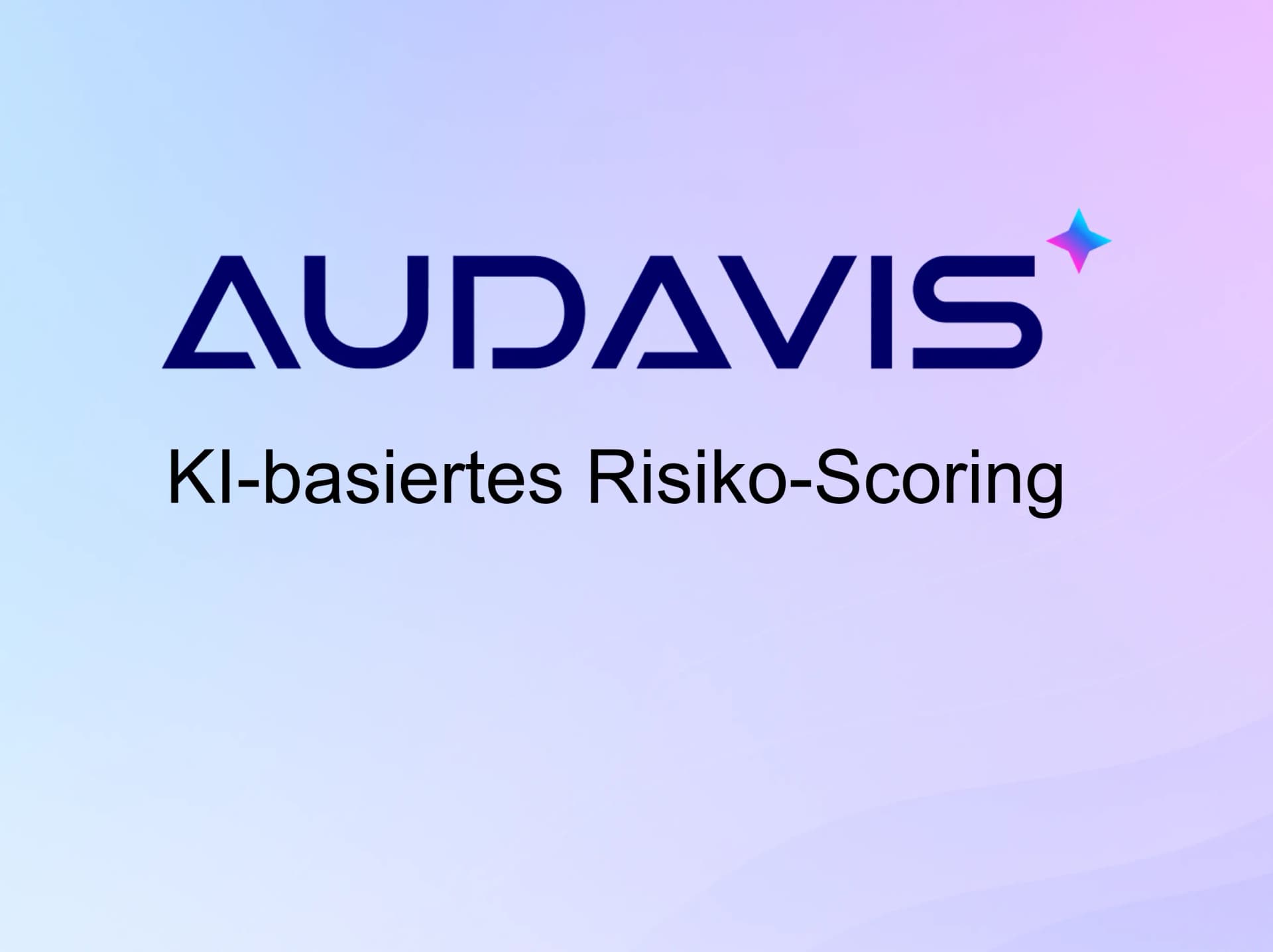 KI-basierte Risiko-Scoring-Modell in AUDAVIS AI